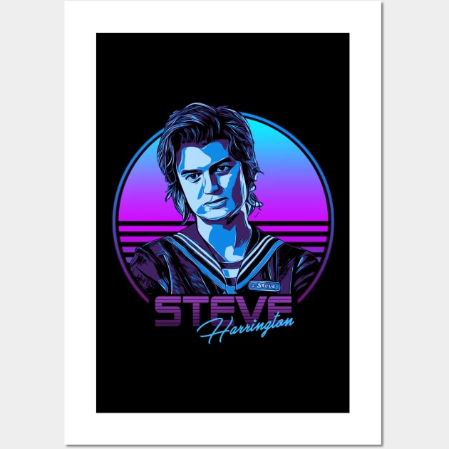 Steve Harrington Stranger Things Wall Art by ActiveNerd